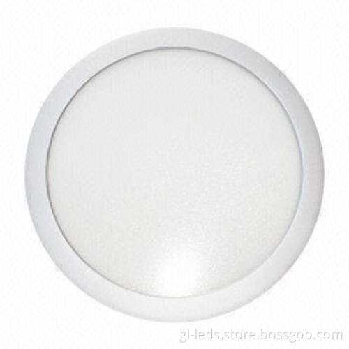 Ra>80 LED round panel lamp, 5-year warranty